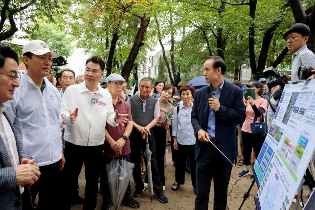 삼환도봉아파트 재건축단지 현장 방문