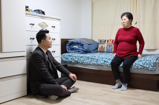 설 명절 독거 어르신 방문 인사