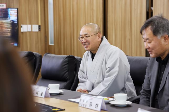 원통사 주지스님 차담회