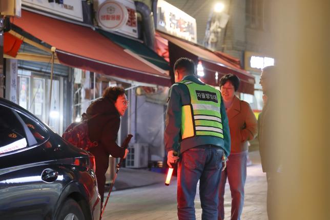 백운시장 일대 야간 현장순찰