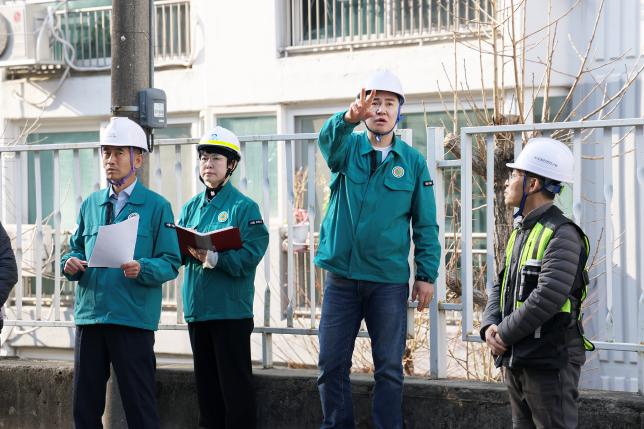 구청장의 안전한바퀴 해빙기 안전점검