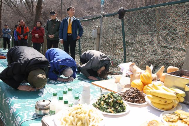 효자마을 산악회 시산제