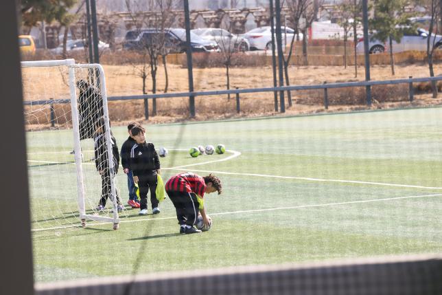 유아축구교실 연습 방문